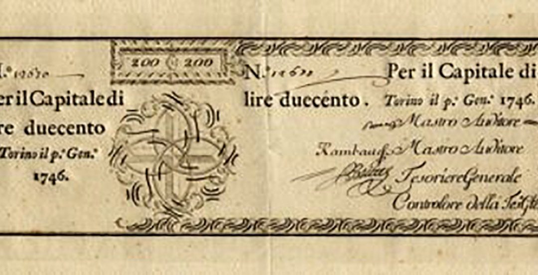 IL MARCHESE DI COLLOREDO MELS E LA CARTAMONETA